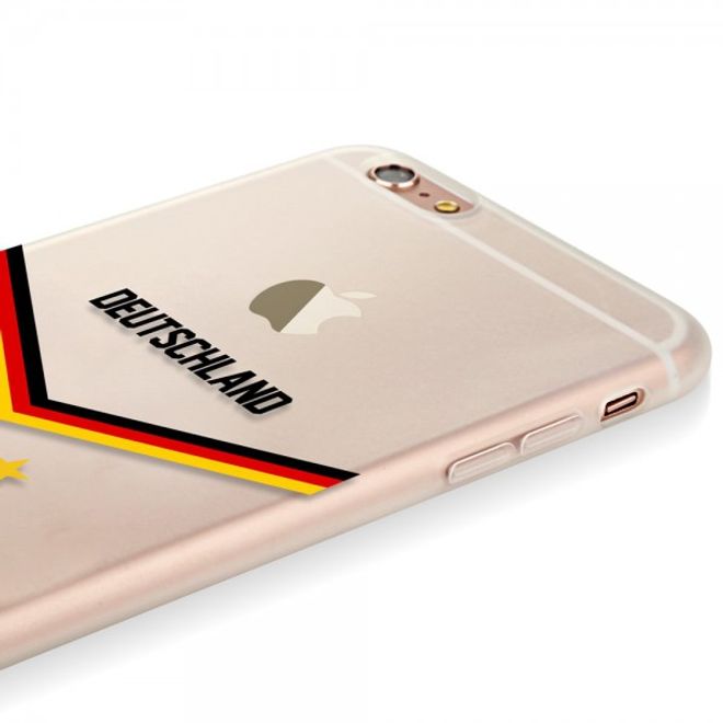 iPhone 6 Plus/6S Plus Baseus Flag Series Elastische Plastik Cover Hülle mit Deutschland Flagge