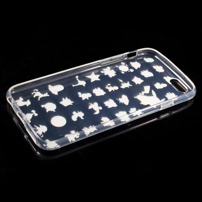 Coque en plastique élastique pour iPhone 6 Plus/6S Plus avec de nombreux petits Pokémon