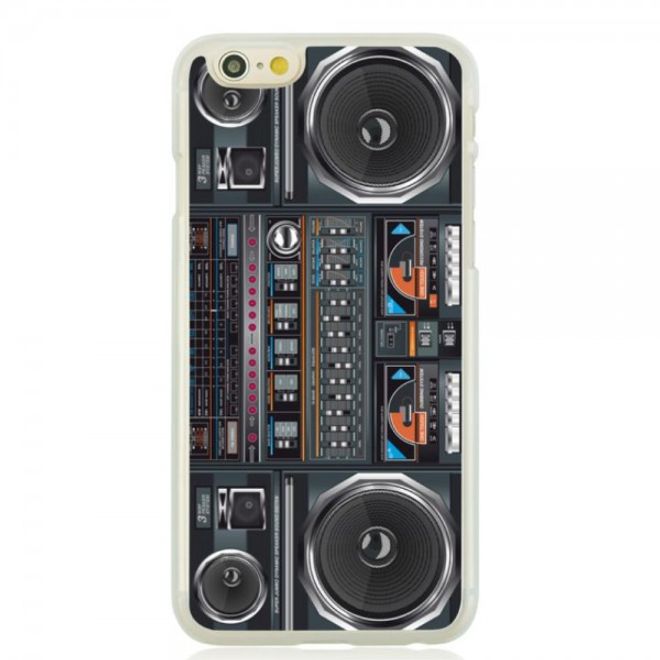 iPhone 6 Plus/6S Plus Hart Plastik Case Handyhülle mit altem Kassettenrekorder