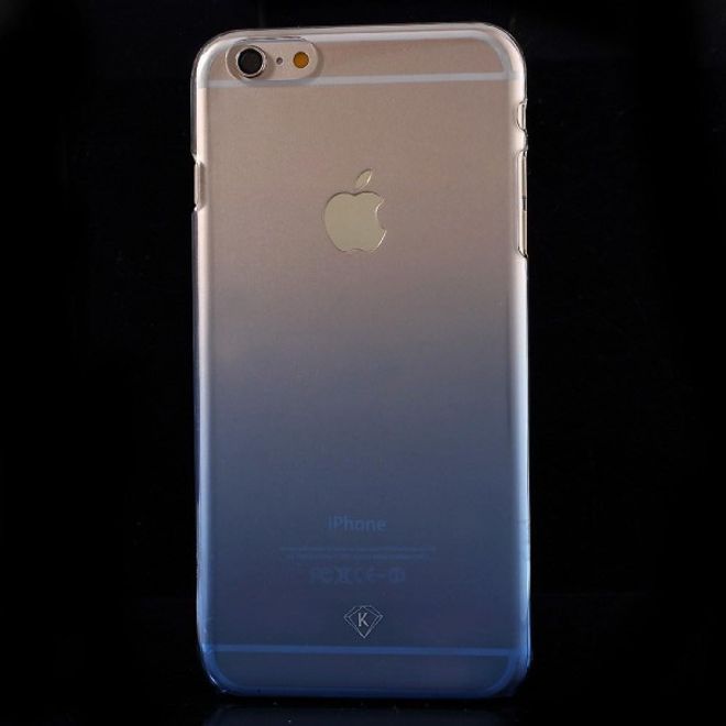 iPhone 6 Plus/6S Plus Kristallklares Hart Plastik Case mit Farbverlauf von Kavaro - blau