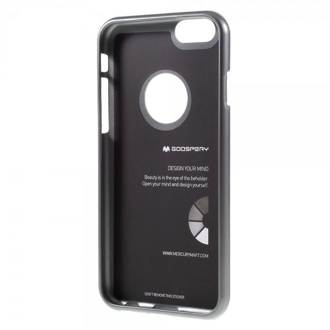 Goospery - iPhone 6S Plus/6 Plus Handy Hülle - TPU Soft Case - i Jelly Metal Series - grau