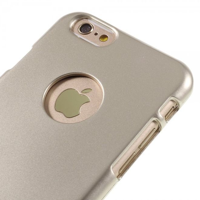 Goospery - iPhone 6S Plus/6 Plus Handy Hülle - TPU Soft Case - i Jelly Metal Series - gold