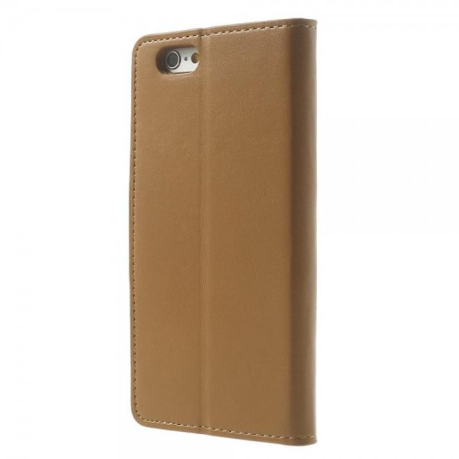 Goospery - iPhone 6S Plus/6 Plus Hülle - Handy Bookcover - Sonata Diary Series - camel