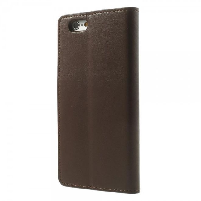 Goospery - iPhone 6S Plus/6 Plus Hülle - Handy Bookcover - Sonata Diary Series - braun