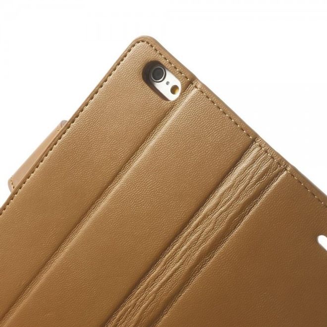 Goospery - iPhone 6S Plus/6 Plus Hülle - Handy Bookcover - Sonata Diary Series - camel