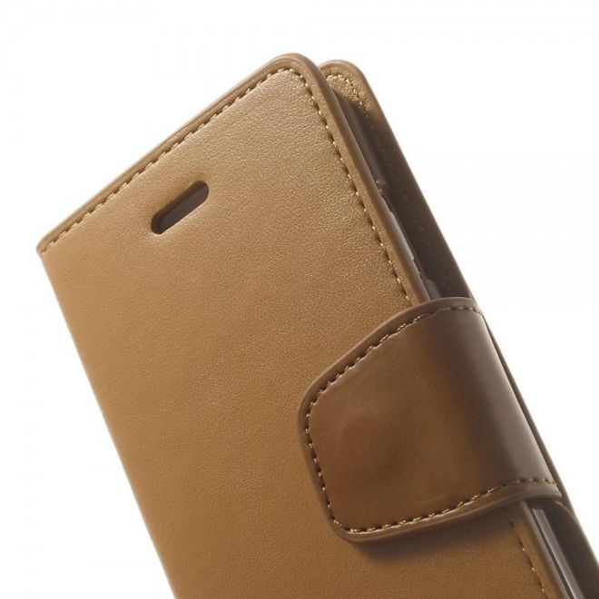 Goospery - iPhone 6S Plus/6 Plus Hülle - Handy Bookcover - Sonata Diary Series - camel