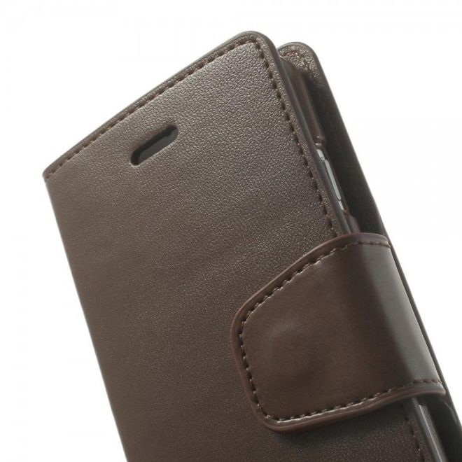 Goospery - iPhone 6S Plus/6 Plus Hülle - Handy Bookcover - Sonata Diary Series - braun