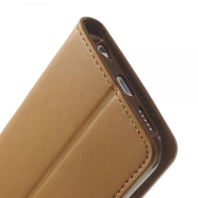 Goospery - iPhone 6S Plus/6 Plus Hülle - Handy Bookcover - Sonata Diary Series - camel