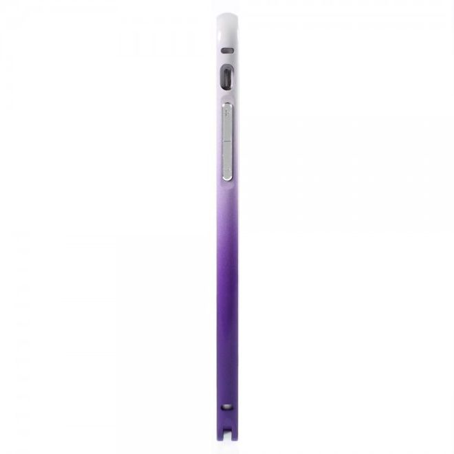 iPhone 6 Plus/6S Plus Metallener Handy Bumper mit Farbverlauf - purpur