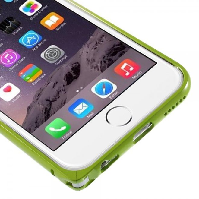 iPhone 6 Plus/6S Plus Metallener Handy Bumper mit Farbverlauf - grün