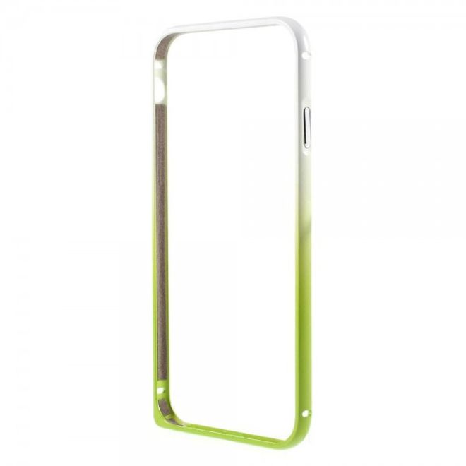 iPhone 6 Plus/6S Plus Metallener Handy Bumper mit Farbverlauf - grün