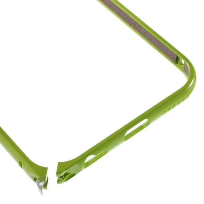 iPhone 6 Plus/6S Plus Metallener Handy Bumper mit Farbverlauf - grün