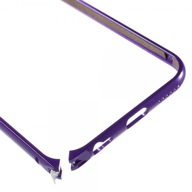 iPhone 6 Plus/6S Plus Metallener Handy Bumper mit Farbverlauf - purpur