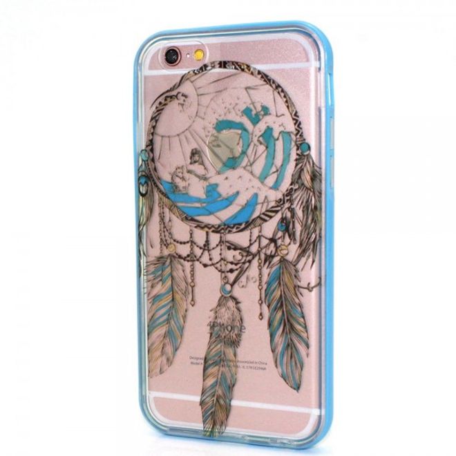 iPhone 6 Plus/6S Plus Plastik Case Hülle mit braunem Traumfänger