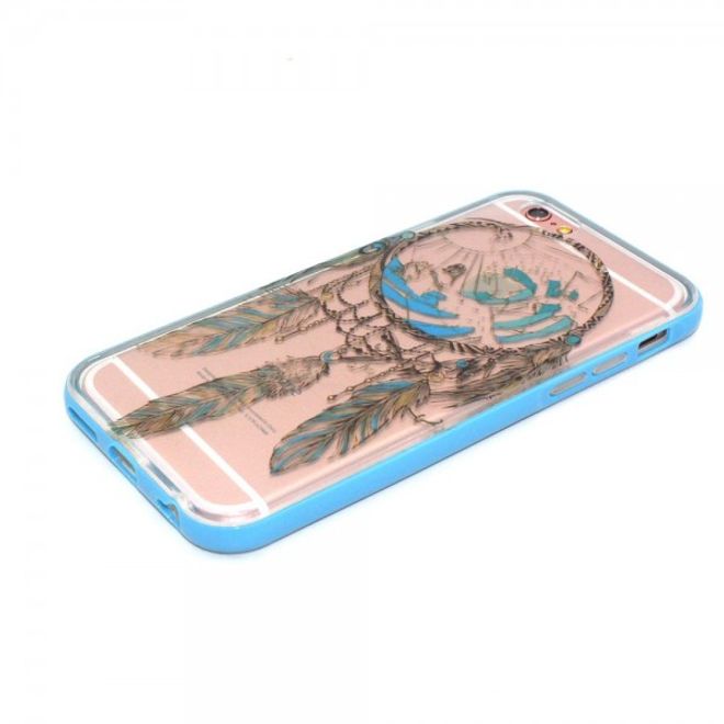 iPhone 6 Plus/6S Plus Plastik Case Hülle mit braunem Traumfänger