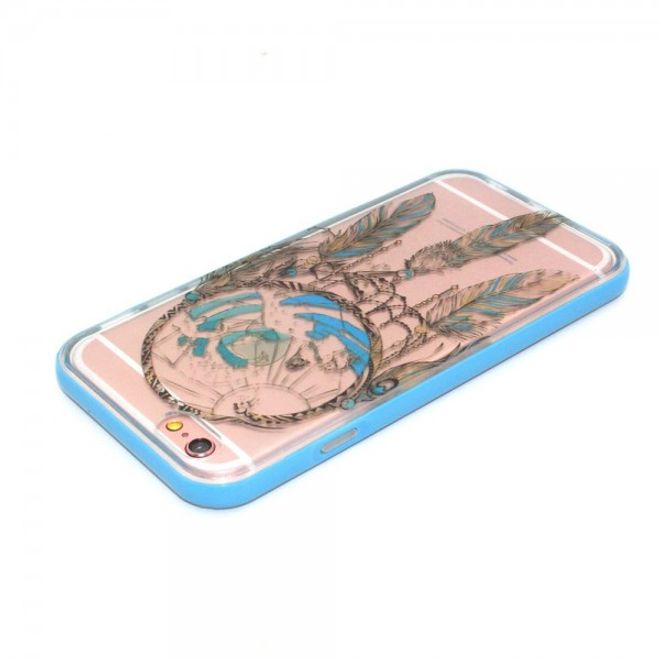 iPhone 6 Plus/6S Plus Plastik Case Hülle mit braunem Traumfänger