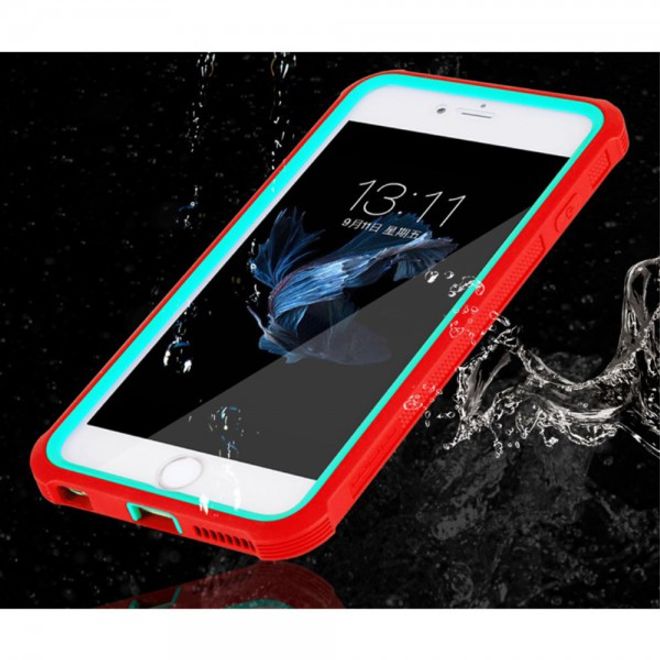 iPhone 6 Plus/6S Plus Robuste, leicht elastische Plastik Case Hülle von JLW - blau