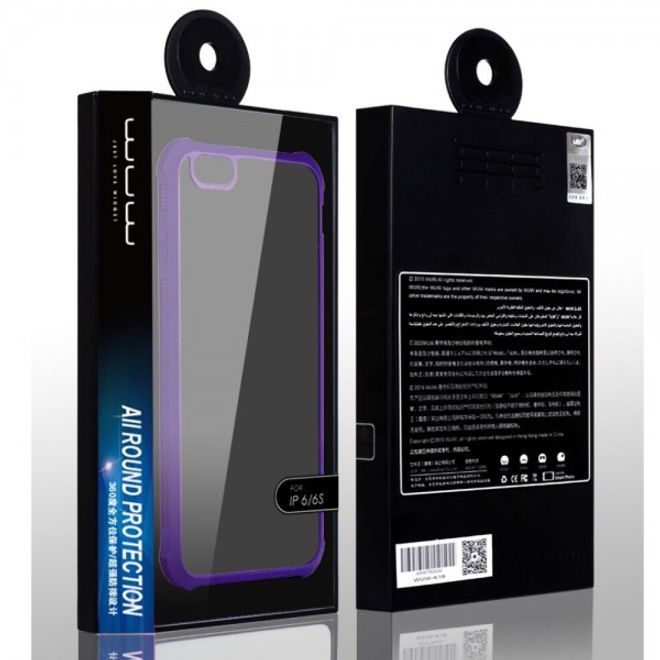 iPhone 6 Plus/6S Plus Robuste, leicht elastische Plastik Case Hülle von JLW - blau