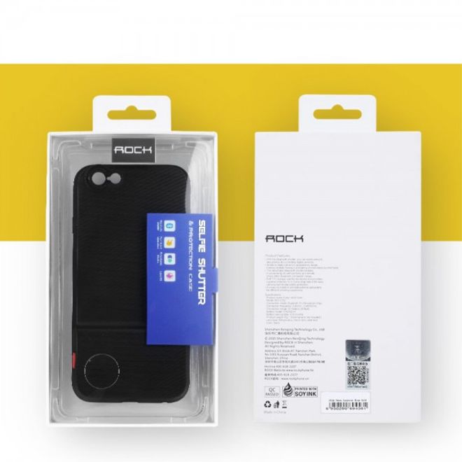 iPhone 6 Plus/6S Plus Rock Easy Shot Series Plastik Case Hülle mit integriertem Bluetooth Kamera Auslöser und Linse