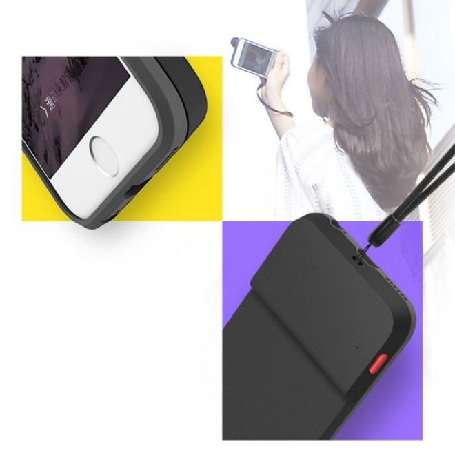 iPhone 6 Plus/6S Plus Rock Easy Shot Series Plastik Case Hülle mit integriertem Bluetooth Kamera Auslöser und Linse