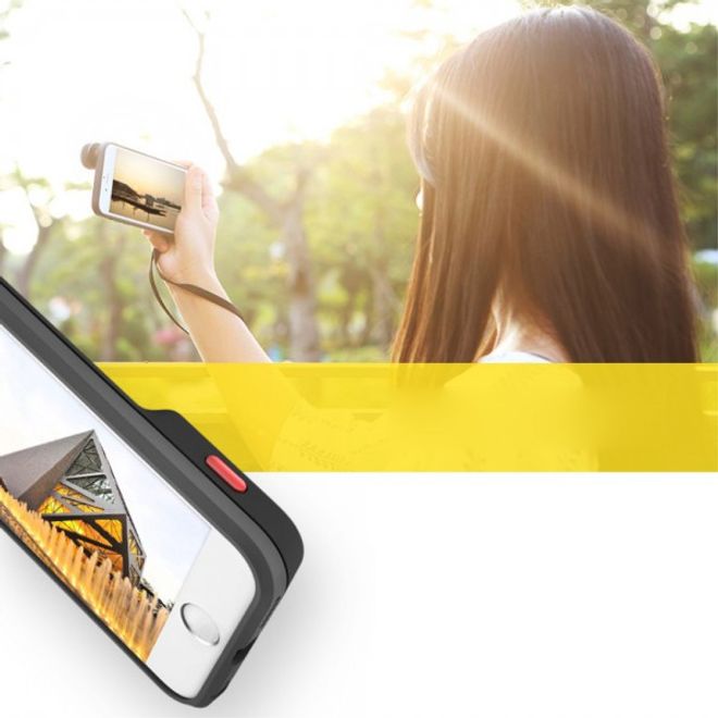 iPhone 6 Plus/6S Plus Rock Easy Shot Series Plastik Case Hülle mit integriertem Bluetooth Kamera Auslöser und Linse