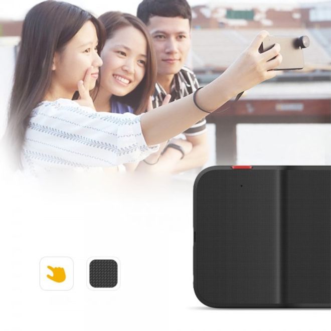 iPhone 6 Plus/6S Plus Rock Easy Shot Series Plastik Case Hülle mit integriertem Bluetooth Kamera Auslöser und Linse