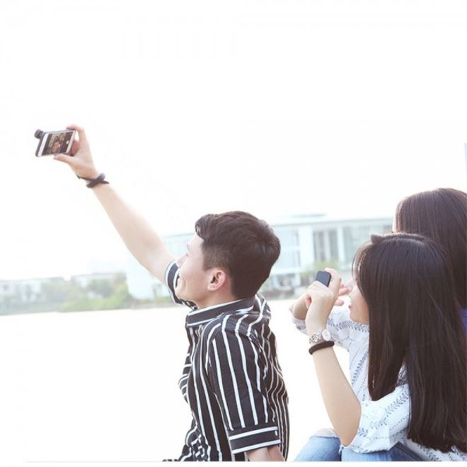 iPhone 6 Plus/6S Plus Rock Easy Shot Series Plastik Case Hülle mit integriertem Bluetooth Kamera Auslöser und Linse