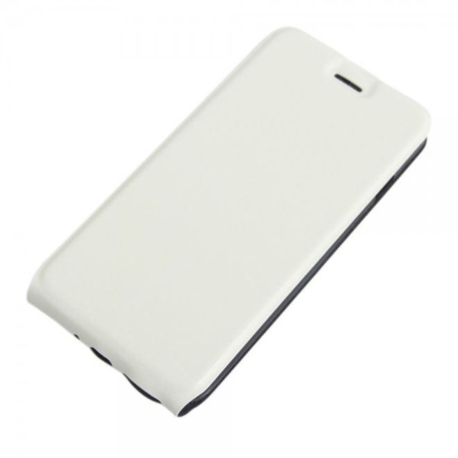 iPhone 8 Plus / 7 Plus Hülle - Leder Case - mit Kreditkartenslots - weiss