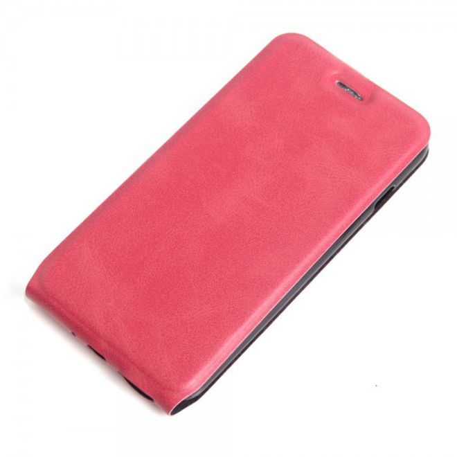 iPhone 8 Plus / 7 Plus Case - Leather Case - with Credit Card Slots - Pink