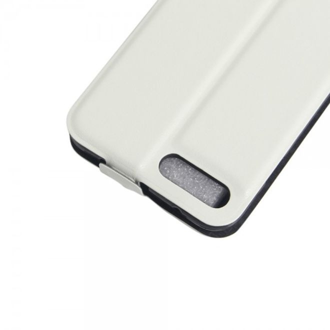 iPhone 8 Plus / 7 Plus Hülle - Leder Case - mit Kreditkartenslots - weiss