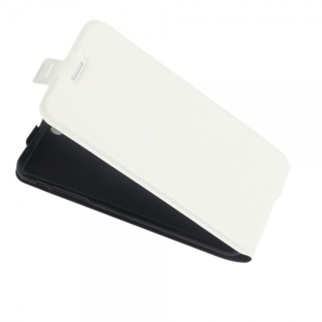 iPhone 8 Plus / 7 Plus Hülle - Leder Case - mit Kreditkartenslots - weiss