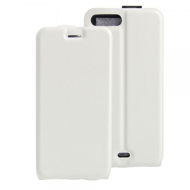 iPhone 8 Plus / 7 Plus Hülle - Leder Case - mit Kreditkartenslots - weiss
