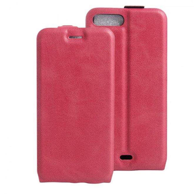 iPhone 8 Plus / 7 Plus Case - Leather Case - with Credit Card Slots - Pink