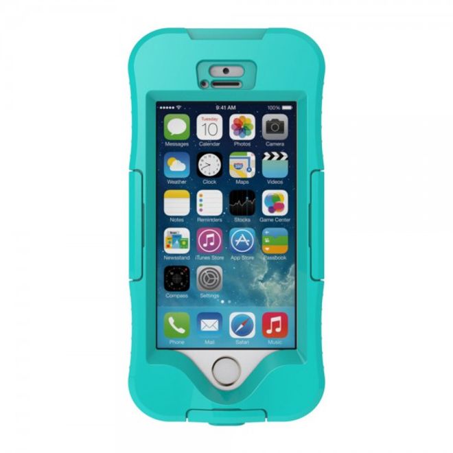 iPhone SE/5S/5 Wasser- und Staubdichte Cover Hülle mit IP68 Zertifizierung (bis 10M wasserdicht) - cyan