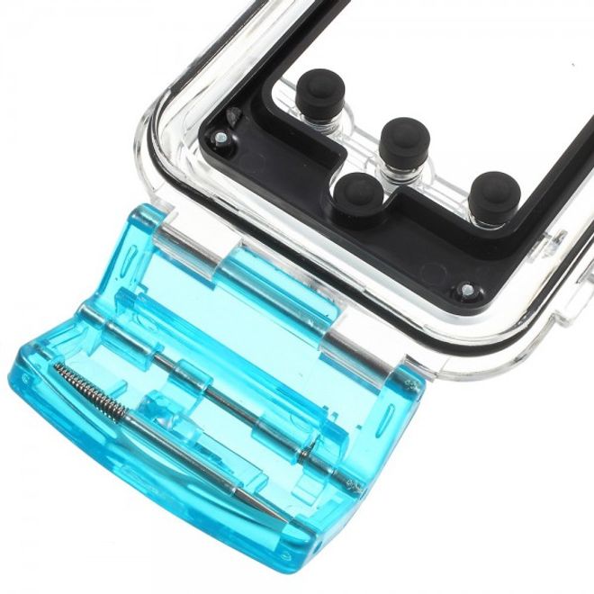 iPhone SE/5S/5 Wasserdichte Hart Plastik Case Hülle mit IPX8 Zertifizierung (bis 40m wasserdicht) - blau