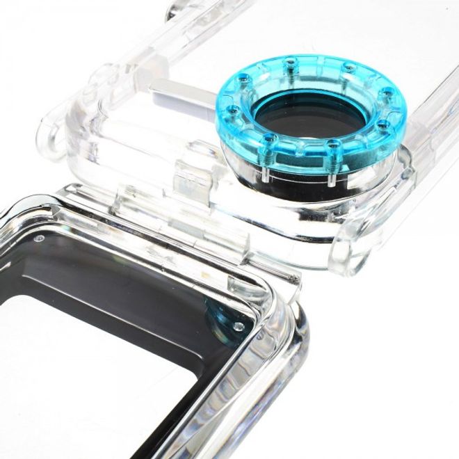 iPhone SE/5S/5 Wasserdichte Hart Plastik Case Hülle mit IPX8 Zertifizierung (bis 40m wasserdicht) - blau