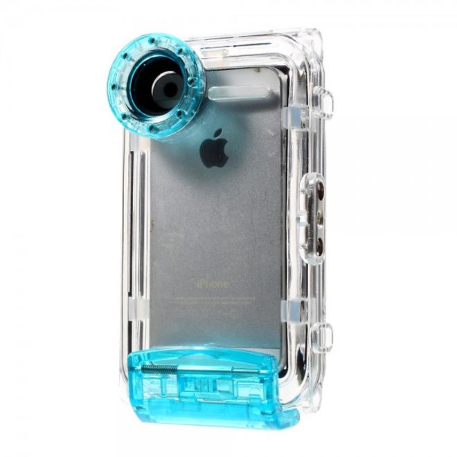 iPhone SE/5S/5 Wasserdichte Hart Plastik Case Hülle mit IPX8 Zertifizierung (bis 40m wasserdicht) - blau