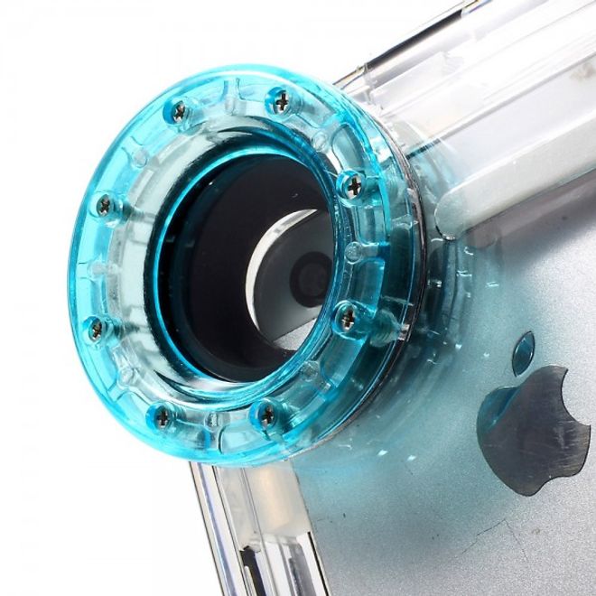 iPhone SE/5S/5 Wasserdichte Hart Plastik Case Hülle mit IPX8 Zertifizierung (bis 40m wasserdicht) - blau