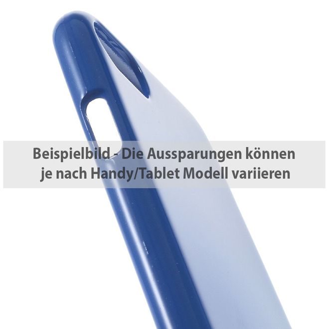 Goospery - Hülle für Sony Xperia XZ/XZs - TPU Soft Case - Jelly Series - navy