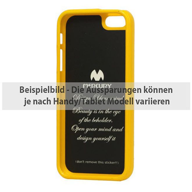 Goospery - Hülle für Huawei P9 - TPU Soft Case - Jelly Series - gelb