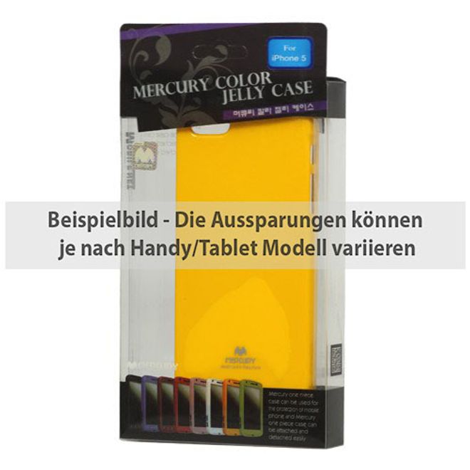 Goospery - Hülle für Samsung Galaxy A7 (2016) - TPU Soft Case - Jelly Series - gelb