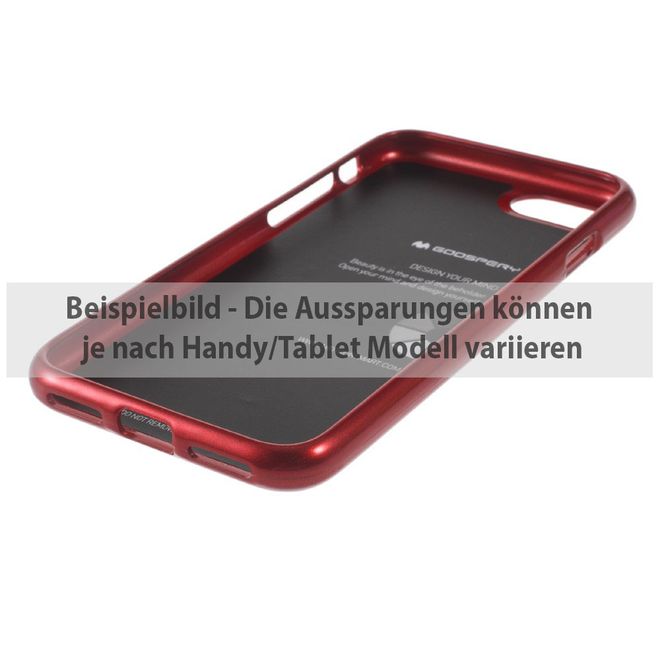 Goospery - Hülle für HTC One X9 - TPU Soft Case - Jelly Series - rot