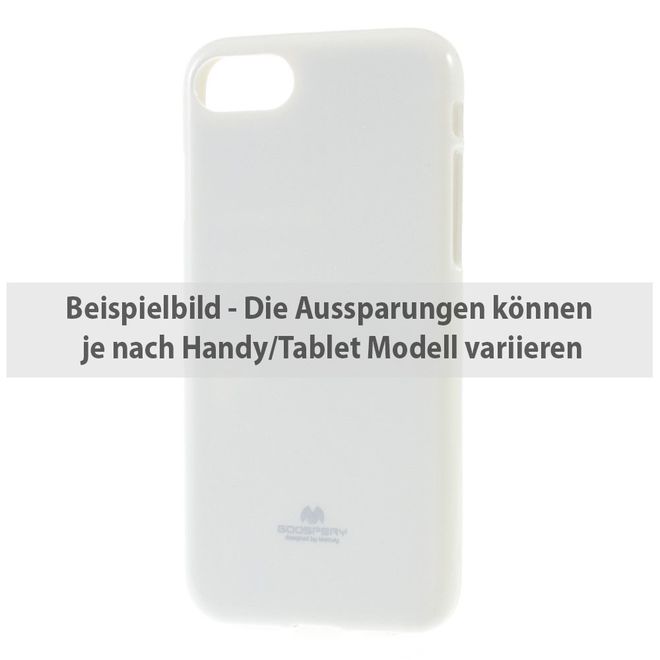 Goospery - Hülle für Samsung Galaxy C7 - TPU Soft Case - Jelly Series - weiss
