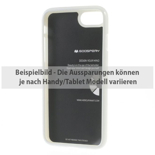 Goospery - Hülle für Sony Xperia XA - TPU Soft Case - Jelly Series - weiss