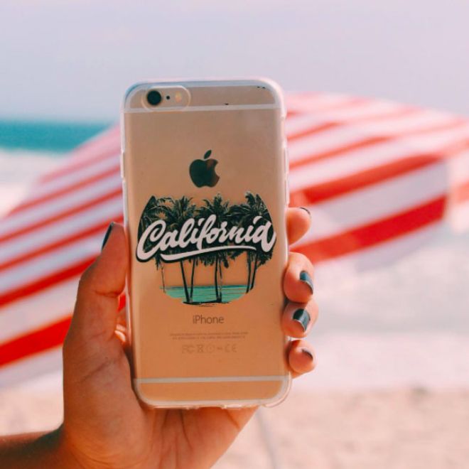 iPhone 5/5S/SE Phone Case - TPU Soft Case - California