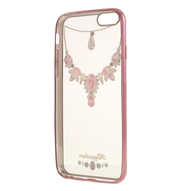 Kingxbar - Handyhülle für iPhone 6 Plus/6S Plus - Case aus Plastik und Swarovski Steinen - Anhänger