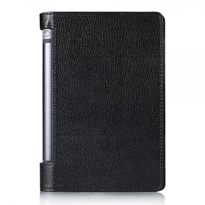 Lenovo Yoga Tab 3 8.0 Classic Leather Cover Case with Lychee Texture - Black
