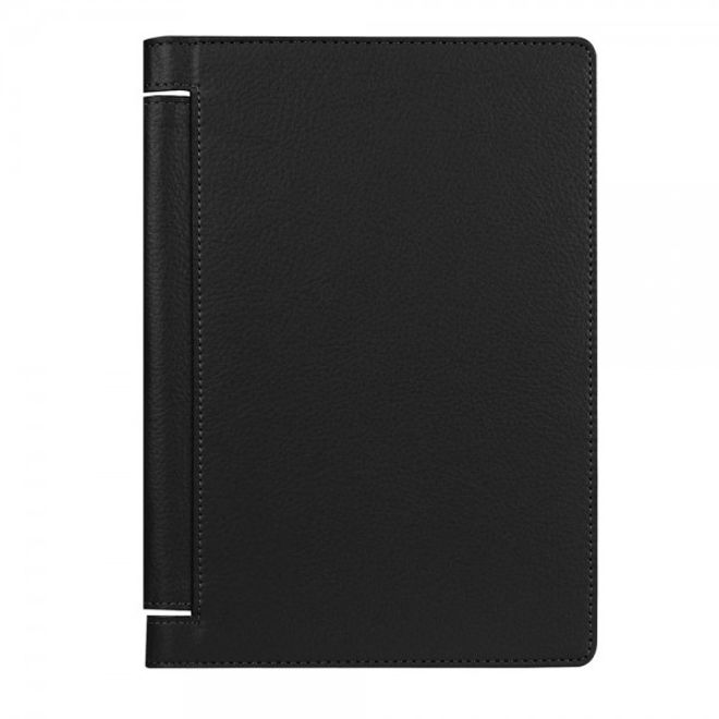 Lenovo Yoga Tab 3 8.0 Leder Case Hülle mit Litchitextur - schwarz