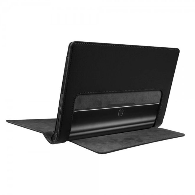 Lenovo Yoga Tab 3 8.0 Leder Case Hülle mit Litchitextur - schwarz