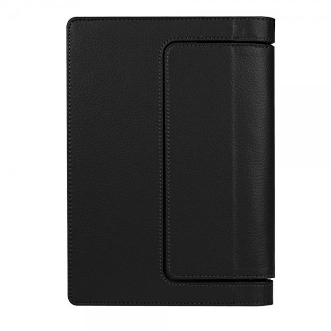 Lenovo Yoga Tab 3 8.0 Leder Case Hülle mit Litchitextur - schwarz